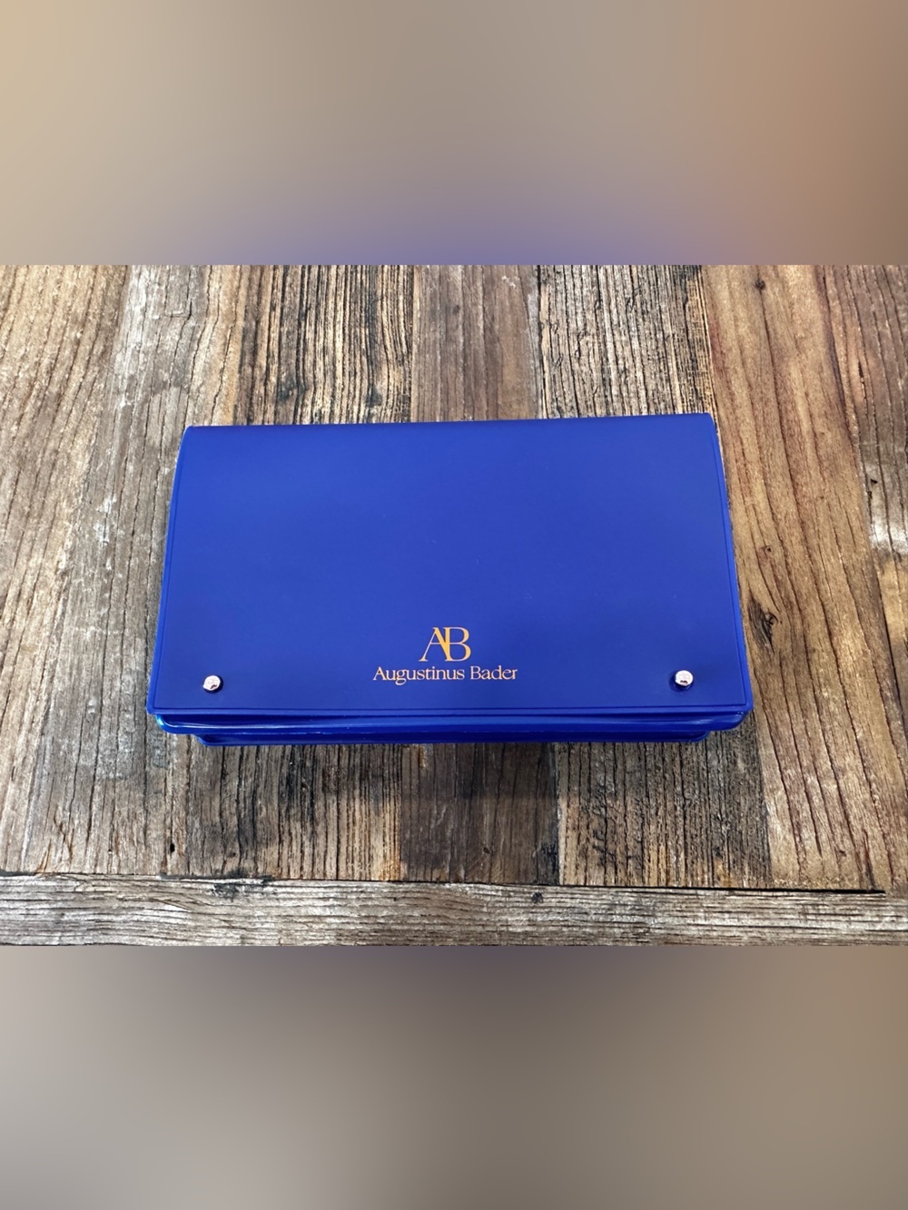 Augustinus Bader Blue Travel Cosmetic Case